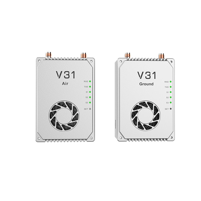 V31 Transceptor de vídeo digital Tecnologias avançadas OFDM e MIMO para UAV Radio Link com 20-30km grade ((ar para terra)