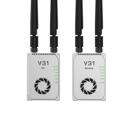 V31 Transceptor de vídeo digital Tecnologias avançadas OFDM e MIMO para UAV Radio Link com 20-30km grade ((ar para terra)